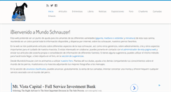 Desktop Screenshot of mundoschnauzer.com